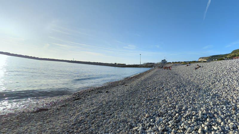 La plage de Saint-Jouin-Bruneval, en Seine-Maritime