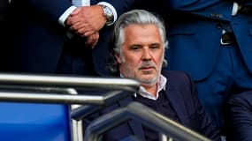Vincent Labrune lors de PSG-Dortmund (0-1, demi-finale retour de Ligue des champions), le 7 mai 2024