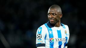 Hamari Traoré lors de PSG-Real Sociedad, le 14 février 2024