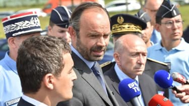 Le Premier ministre Edouard Philippe à Hordain, le 5 juin 2017