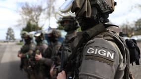 Une unité du GIGN qui s'entraîne en vue des Jeux olympiques de Paris 2024