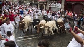 Les fêtes de la San Fermin ont débuté ce samedi dans le nord de l'Espagne.