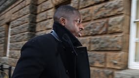 Benjamin Mendy à son arrivée au tribunal de Chester, le 19 décembre 2022