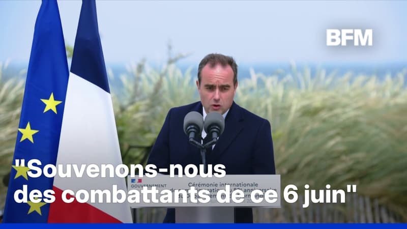 Cérémonie du 6 juin: le discours du Premier ministre Sébastien Lecornu