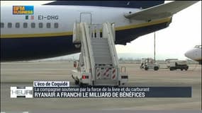 Ryanair fait plus d'un milliard d'euros de bénéfice
