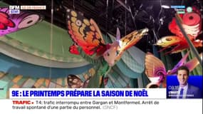 Paris: le Printemps Haussmann prépare la saison de Noël