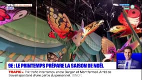 Paris: le Printemps Haussmann prépare la saison de Noël