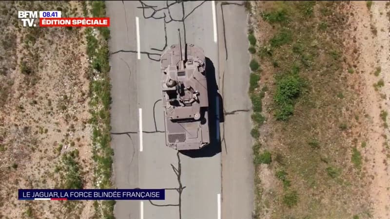14-Juillet: le Jaguar, la force blindée française