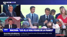 Story 1 : Emmanuel Macron veut prolonger l'effet JO - 12/08