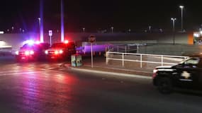 Le lieu de la fusillade à El Paso 