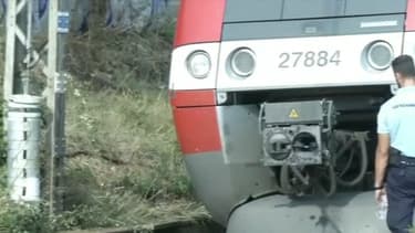 Accident de TER entre Nîmes et Montpellier dans l'Hérault le 17 août 2017.