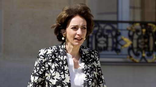 Marisol Touraine, en mai dernier, dans la cour de l'Elysée.