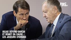 OL : Aulas met en avant le "très bon travail de Garcia" et remet en cause les joueurs