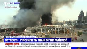 "Je vois un énorme feu noir, vraiment gigantesque": un habitant de Beyrouth témoigne de l'incendie en cours
