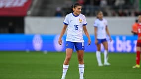 Kenza Dali avec l'équipe de France, le 4 avril 2025