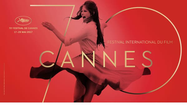 L'affiche du 70e Festival de Cannes, dont la sélection officielle vient d'être dévoilée