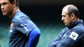 Thierry Dusautoir et Philippe Saint-André