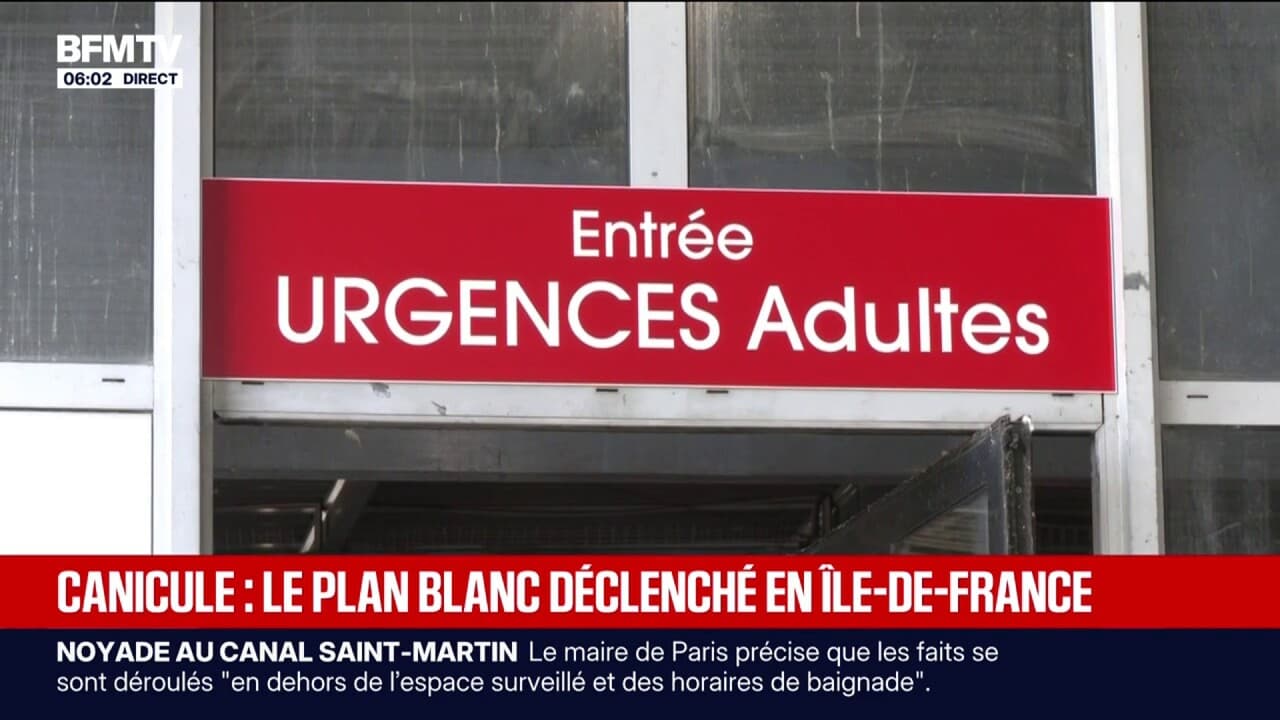 Sıcak Hava Dalgası: Île-de-France Hastanelerinde Beyaz Plan Devreye Alındı