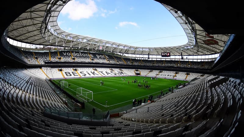 Le Vodafone Park de Besiktas lors d'un match de Coupe de Turquie, le 28/11/2017