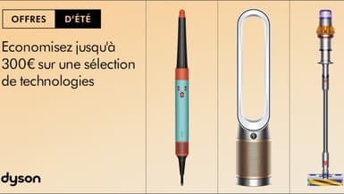 Soldes Dyson : profitez d’offres exceptionnelles sur les aspirateurs, sèche-cheveux et ventilateurs
