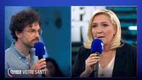 Marine Le Pen a échangé ce mardi soir avec un médecin généraliste sur la vaccination des enfants contre le Covid-19 dans La France dans les yeux.