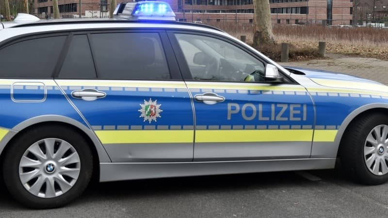 Une voiture de police allemande (photo d'illustration). - Caroline Seidel - AFP