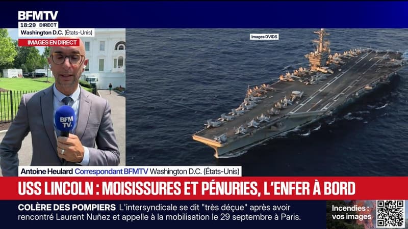 Marschall Truchot : USS Lincoln, moisissures et pénuries, l'enfer à bord - 13/08