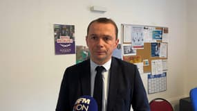 Le ministre du Travail, Olivier Dussopt s'est rendu à Villeurbanne ce vendredi.