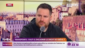 "S'ils pensent que la colère sociale va s'arrêter en restreignant le droit de grève, la droite se trompe", s'indigne Julien Troccaz, cheminot