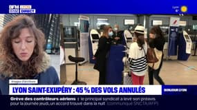 Lyon Saint-Exupéry: jeudi au ralenti en vue, 45% des vols annulés