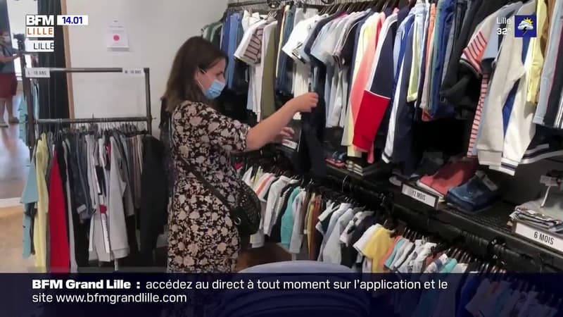 À Lille, les commerçants dressent un bilan plutôt positif des soldes d'été, après des mois difficiles, marqués par la crise du Covid. Les consommateurs, présents en nombre, semblent également avoir été satisfaits.