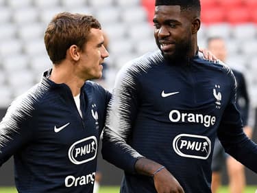 Antoine Griezmann et Samuel Umtiti
