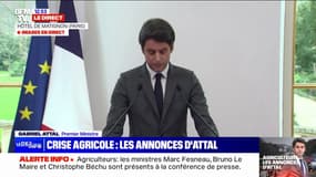 Colère des agriculteurs: Gabriel Attal reconnaît avoir fait "des erreurs"