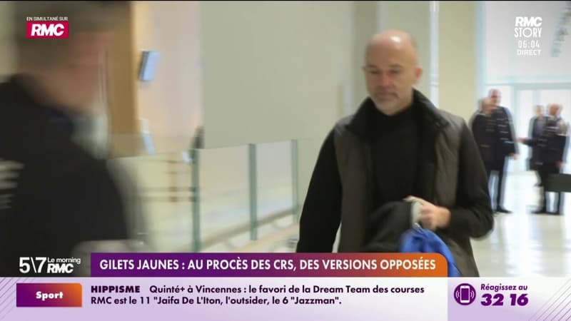 Gilets jaunes : au procès des CRS, des versions opposées