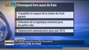 Pourquoi Chronopost va livrer des produits frais