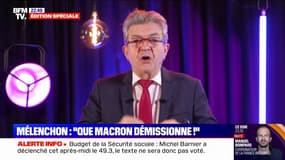 Jean-Luc Mélenchon: "Il faut que le président démissionne"
