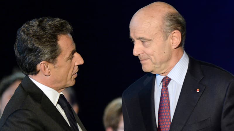 Nicolas Sarkozy et Alain Juppé à Bordeaux, le 22 novembre 2014.