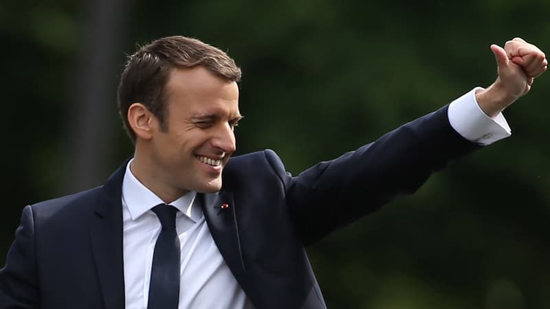 Emmanuel Macron le 14 mai 2017