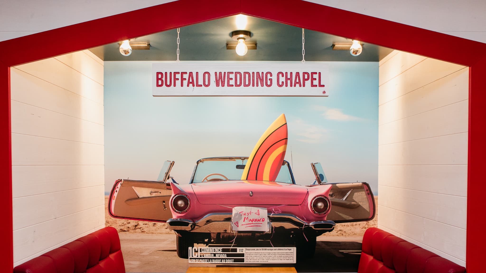 La "weddding chapel" de Las Vegas version Buffalo Grill La "weddding chapel" de Las Vegas version Buffalo Grill
