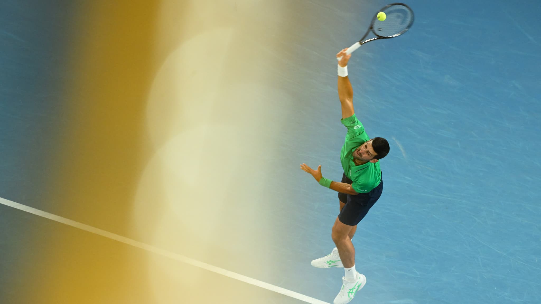 Novak Djokovic, le 1er février 2026. 