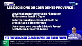 Alpes-de-Haute-Provence: une classe va fermer, une autre ouvrir à la rentrée
