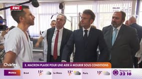 Emmanuel Macron plaide pour une aide à mourir sous conditions