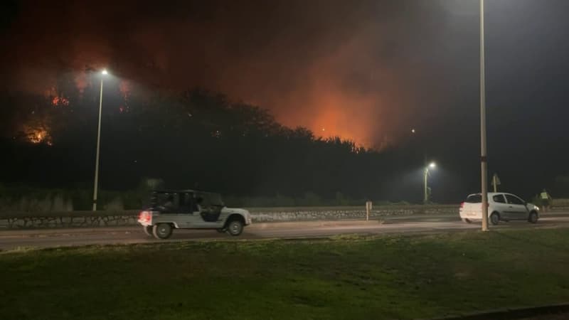 Gard: un incendie impressionnant se déclare en périphérie d'Alès