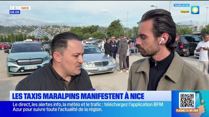 Côte d'Azur : les taxis mobilisés dans les Alpes-Maritimes et le Var
