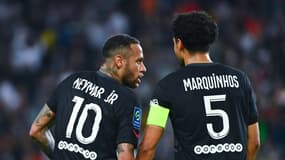 Neymar et Marquinhos 