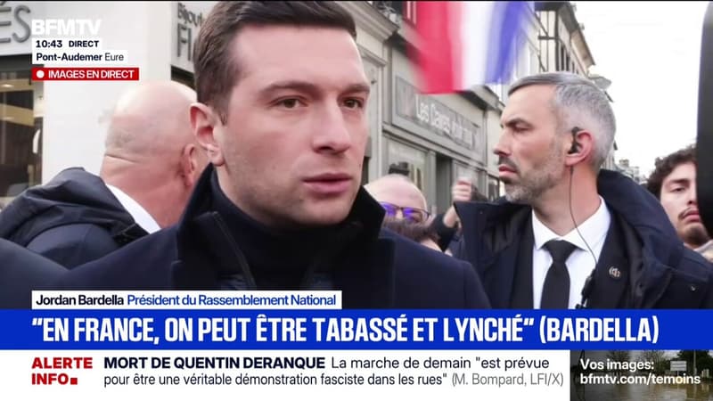 Jordan Bardella: "Je combats toutes les formes de violences"