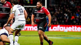 Charlie Faumuina avec Toulouse en février 2022