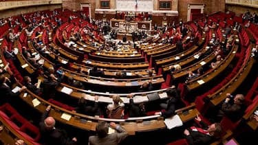 L'hémicycle de l'Assemblée nationale.