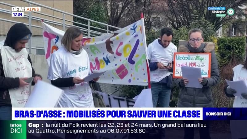 Alpes-de-Haute-Provence: des habitants de Bras-d'Asse mobilisés pour sauver une classe