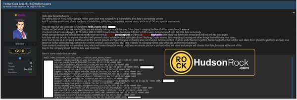 Un hacker affirme détenir les données personnelles de 400 millions d’utilisateurs de Twitter